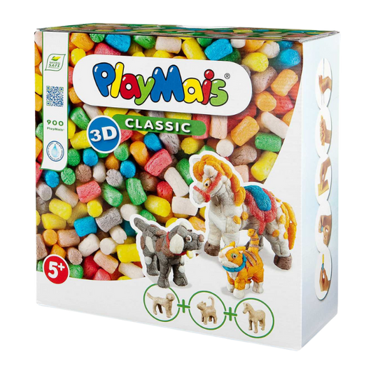 Playmais Classic 3D Häst, Hund och Katt - By Lelou