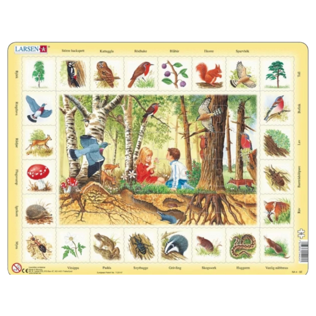Pussel Natur Skogen 48 bitar