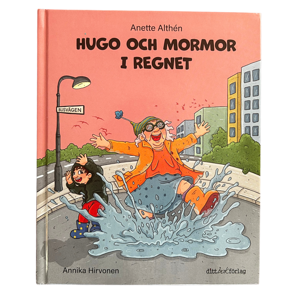 Hugo och Mormor i regnet - Bok 3-6 år