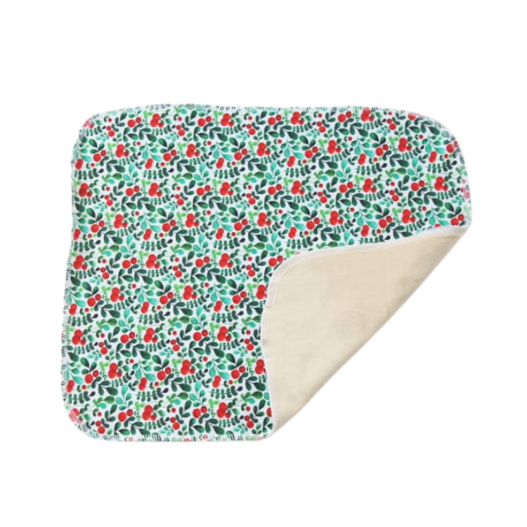 Snuttefilt med Lingon sydd i ekologisk bomull - By Lelou