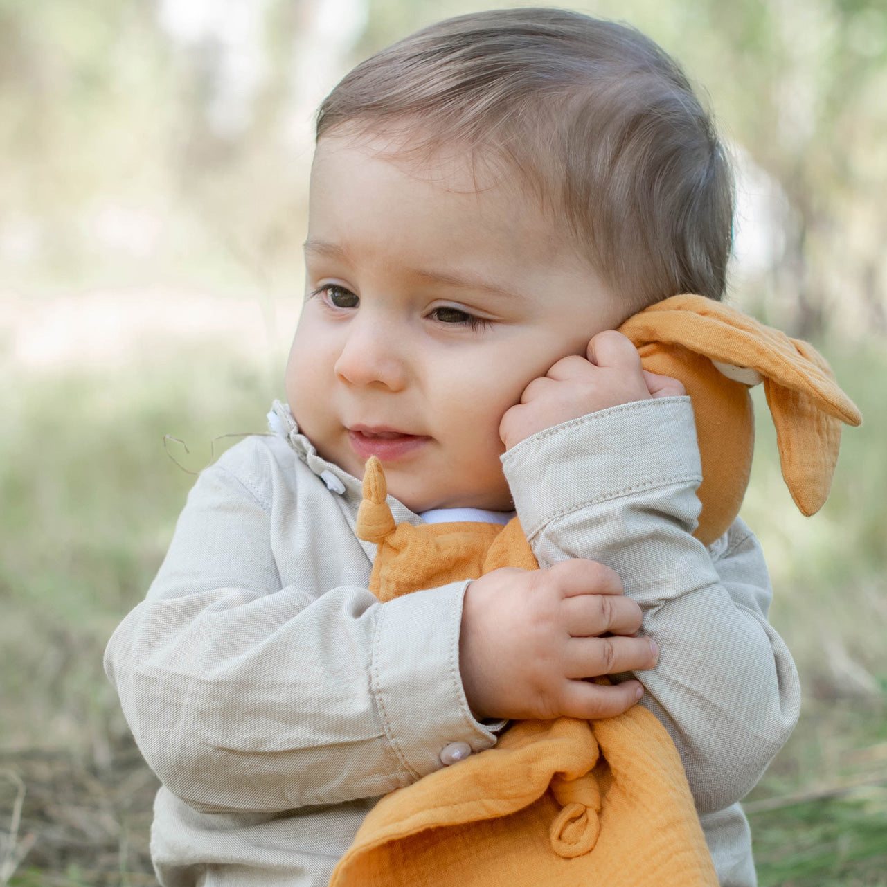 Snuttefilt Kanin Orange